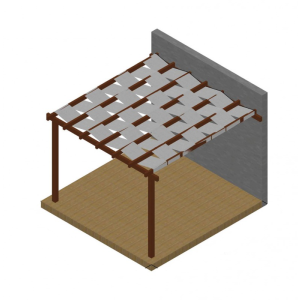ΠΕΡΓΚΟΛΑ ΑΠΟ ΤΟΙΧΟ ΜΕ ΤΕΝΤΟΠΑΝΟ 48,3εκ. - 300 x 400εκ