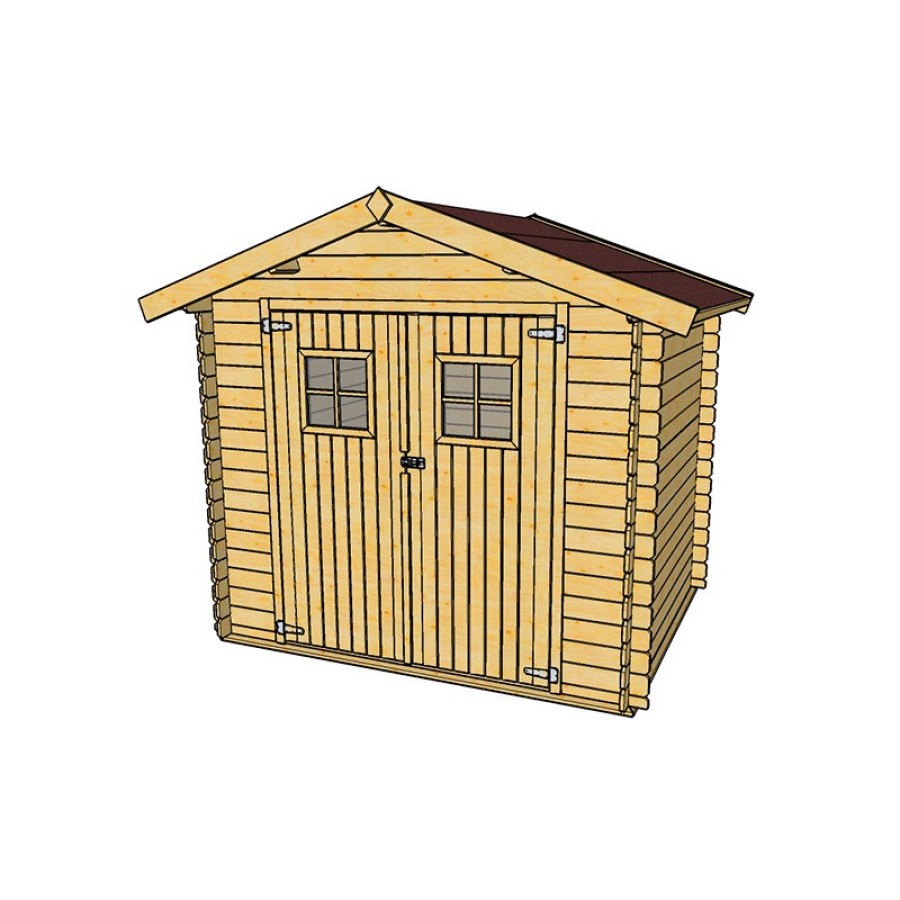 ΞΥΛΙΝΗ ΑΠΟΘΗΚΗ ΚΗΠΟΥ 196 X 246ΕΚ.