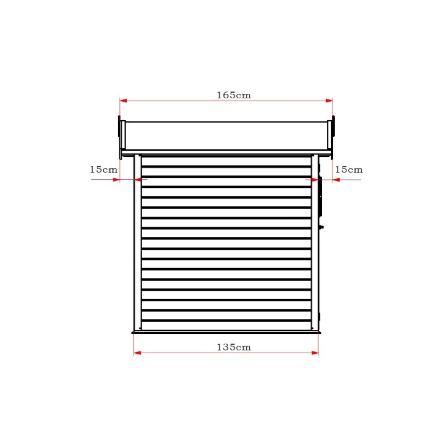 ΞΥΛΙΝΗ ΑΠΟΘΗΚΗ ΚΗΠΟΥ 180 X 135ΕΚ.