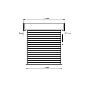 ΞΥΛΙΝΗ ΑΠΟΘΗΚΗ ΚΗΠΟΥ 225 X 225ΕΚ.