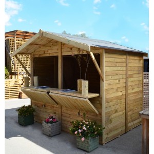 ΞΥΛΙΝΟ ΠΕΡΙΠΤΕΡΟ KIOSK MARKET 240 X 180ΕΚ.