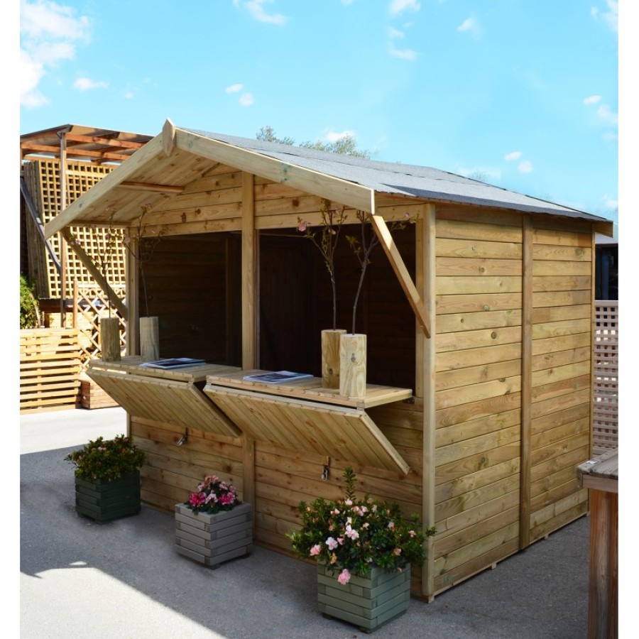 ΞΥΛΙΝΟ ΠΕΡΙΠΤΕΡΟ KIOSK MARKET 240 X 180ΕΚ.