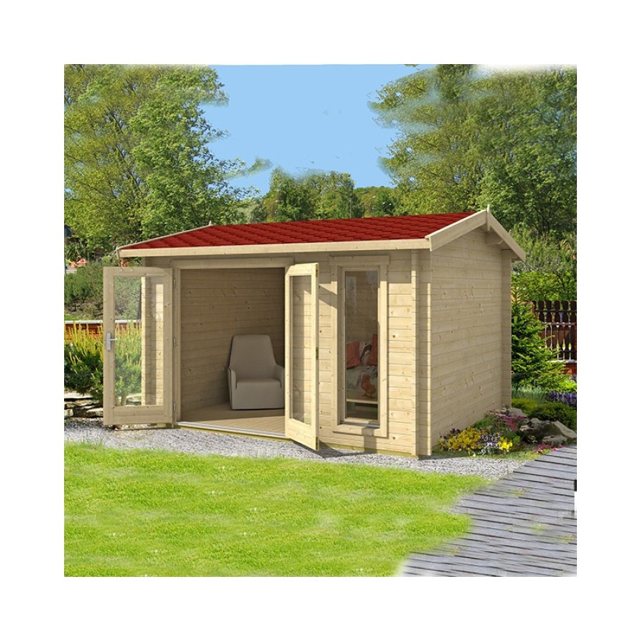 ΞΥΛΙΝΟ ΣΠΙΤΙ ΦΙΔΡΑ 370 x 320εκ