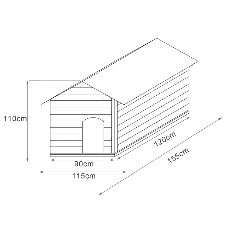 ΣΠΙΤΙ ΣΚΥΛΟΥ 90 X 120CM