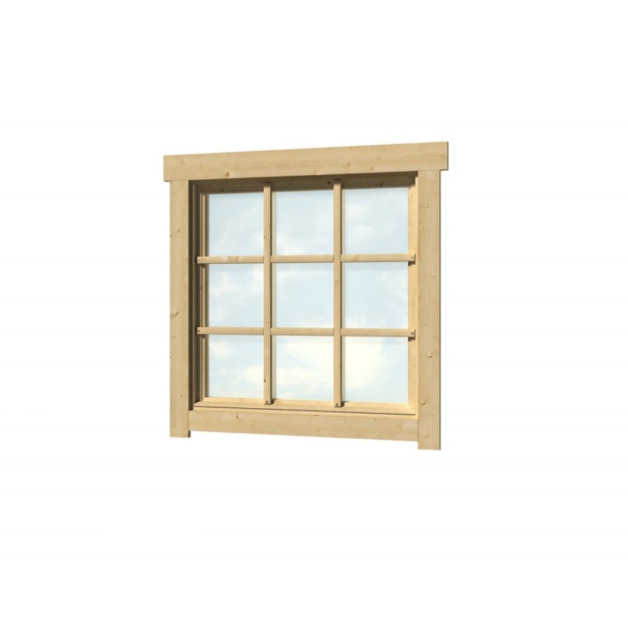 ΞΥΛΙΝΟ ΠΑΡΑΘΥΡΟ ΜΟΝΟΦΥΛΛΟ 45mm