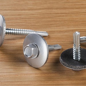 Τρυπανόβιδα με ροδέλα πολυκαρβονικών