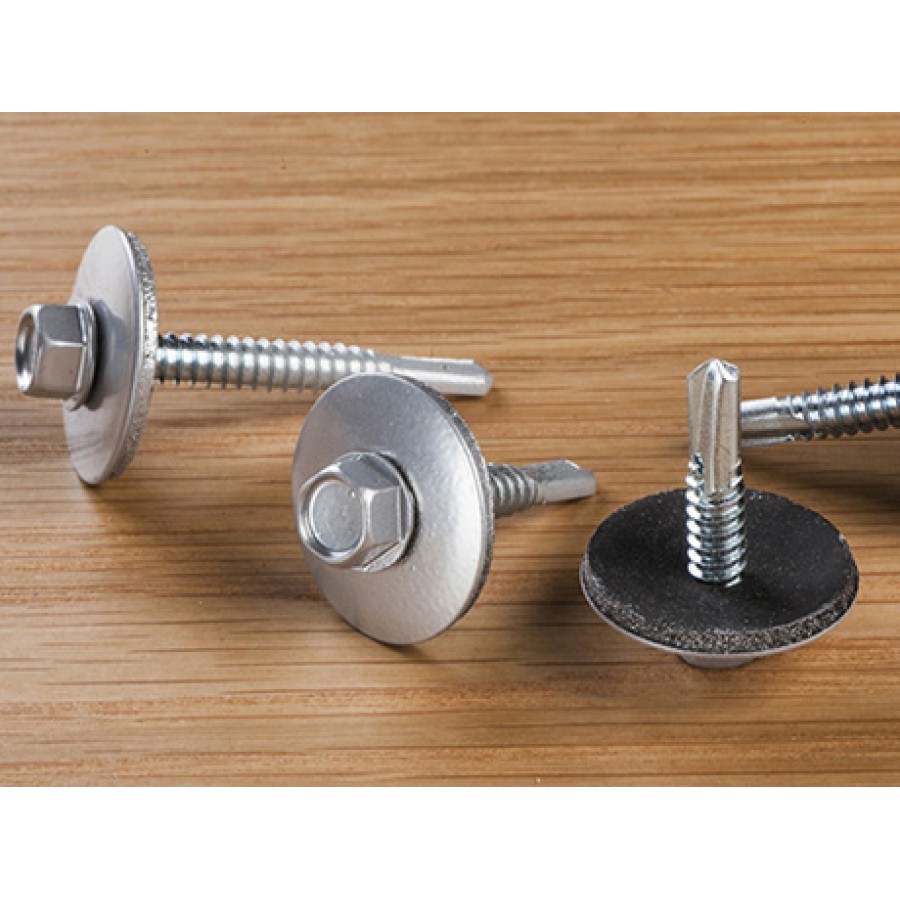 Τρυπανόβιδα με ροδέλα πολυκαρβονικών