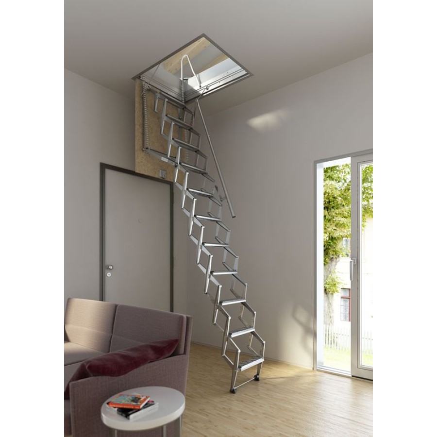 Σκάλα οροφής Retratile 50x80