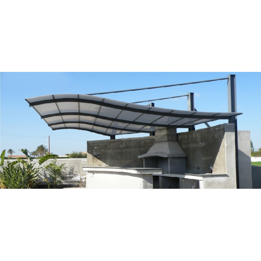 Πολυκαρβονικό Κυψελωτό 6mm Διάφανο 2.10×6.00m