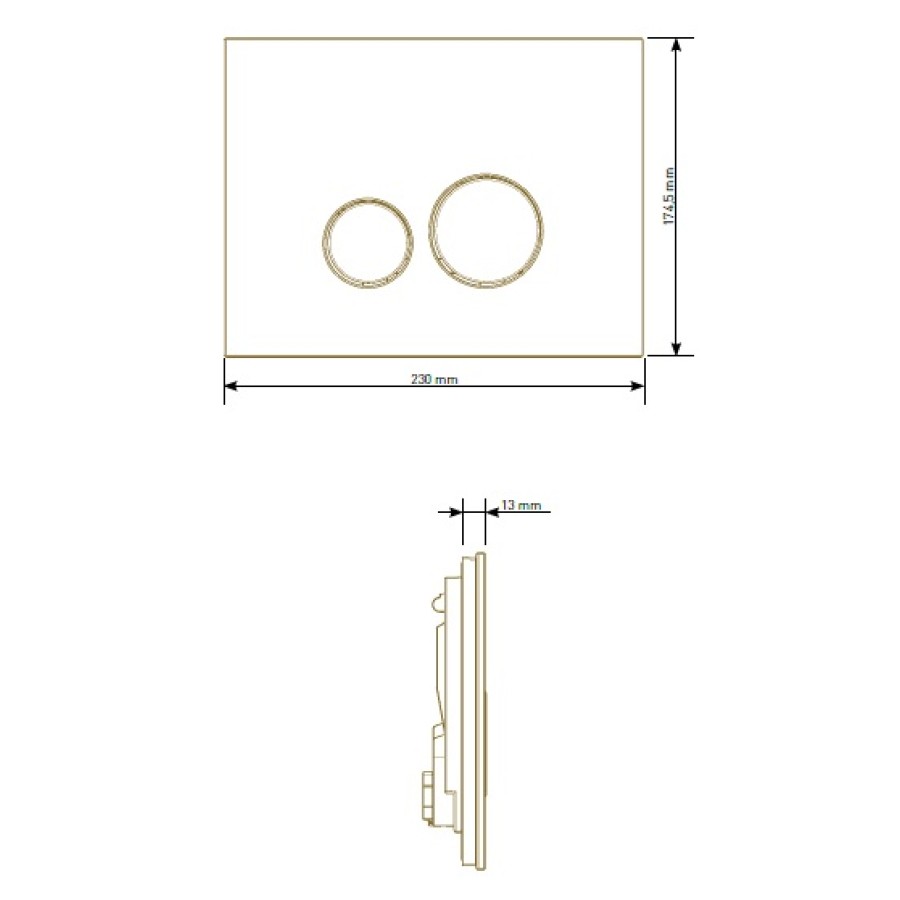 BUTTON REFLET 360/BLACK