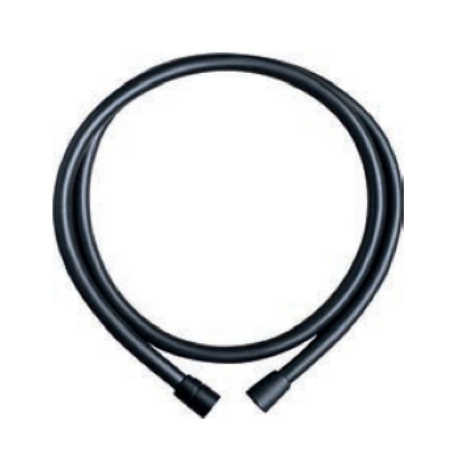 ΕΥΚΑΜΠΤΟ ΣΠΙΡΑΛ PVC 150cm BLACK MATT