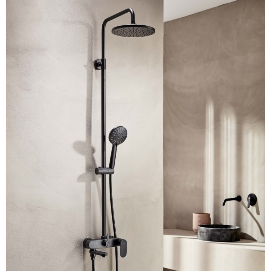 ROMA ΣΤΗΛΗ 3 ΕΞΟΔΩΝ BLACK MATT