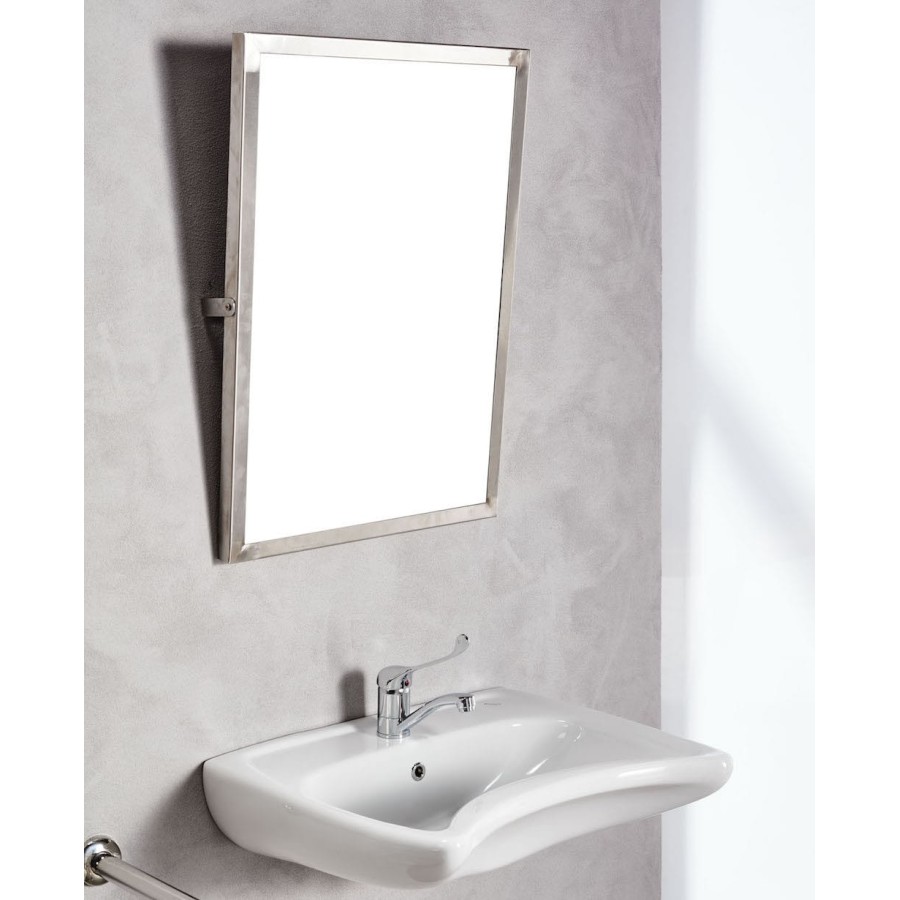 ΑΜΕΑ ΚΑΘΡΕΠΤΗΣ 50x70cm ΡΥΘΜΙΖΟΜΕΝΗ ΚΛΙΣΗ & ΙΝΟΧ ΠΛΑΙΣΙΟ