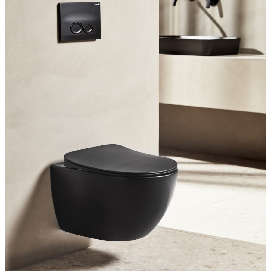 ΛΕΚΑΝΗ ΚΡΕΜΑΣΤΗ RIM OFF ΜΑΥΡΗ MAT