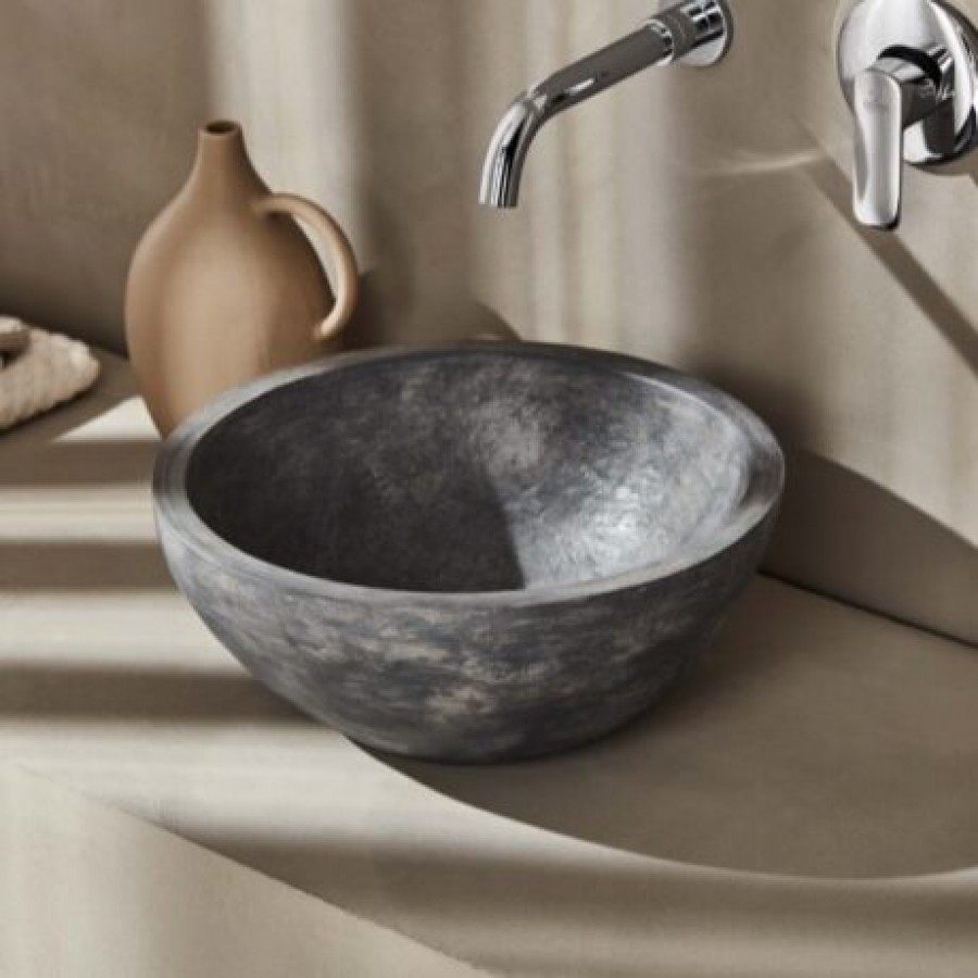 STO040Α STONE ANTHRACITE ΝΙΠΤΗΡΑΣ Φ40cm