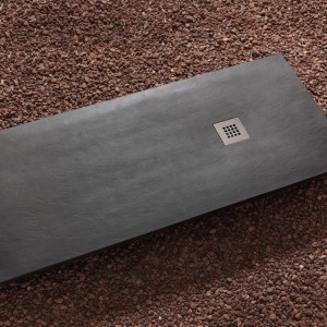 Ντουζιέρα Τεχνητής Πέτρας 80x100cm Ορθογώνια Art Stone 