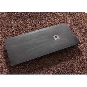 Ντουζιέρα Τεχνητής Πέτρας 80x100cm Ορθογώνια Art Stone 