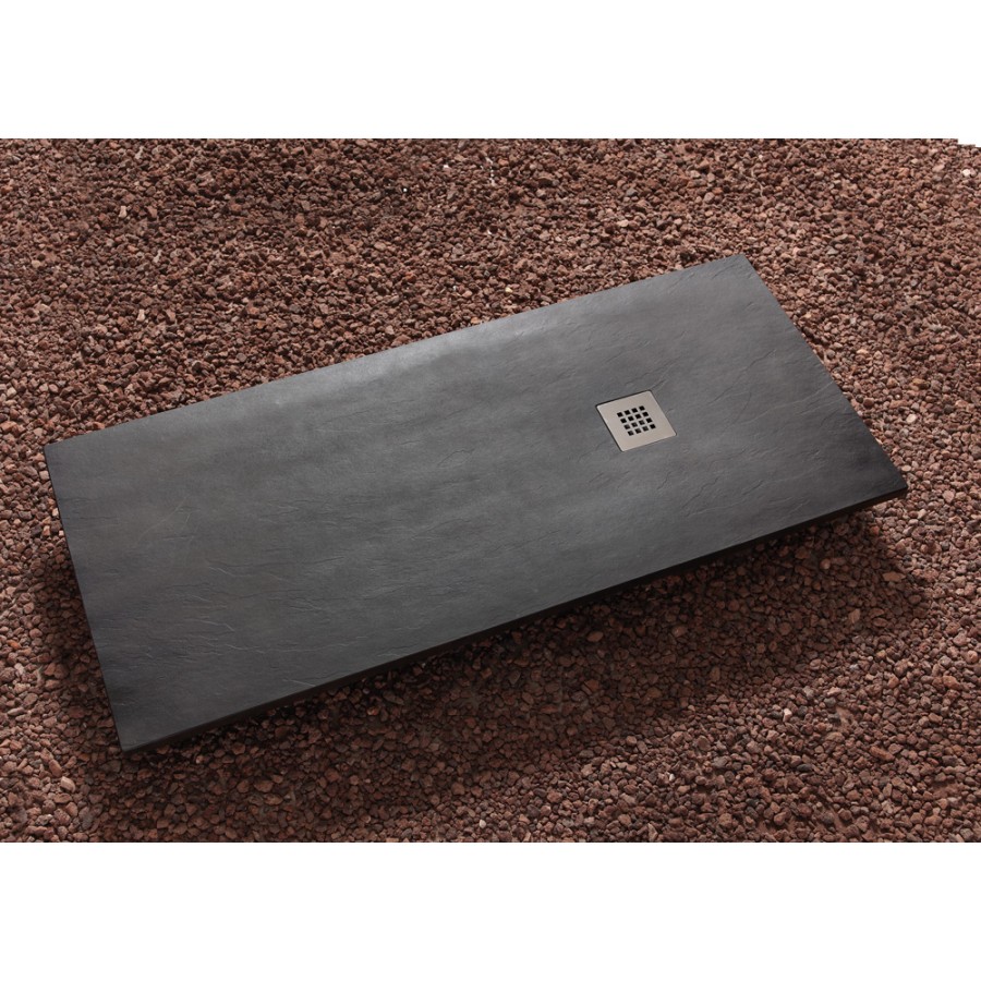 Ντουζιέρα Τεχνητής Πέτρας 80x100cm Ορθογώνια Art Stone 