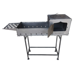 ΨΗΣΤΑΡΙΑ ΜΠΑΡΜΠΕΚΙΟΥ ΜΕΤΑΛΛΙΚΗ / 125 x 36 x 101cm 