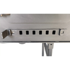 ΨΗΣΤΑΡΙΑ ΜΠΑΡΜΠΕΚΙΟΥ ΜΕΤΑΛΛΙΚΗ / 125 x 36 x 101cm 