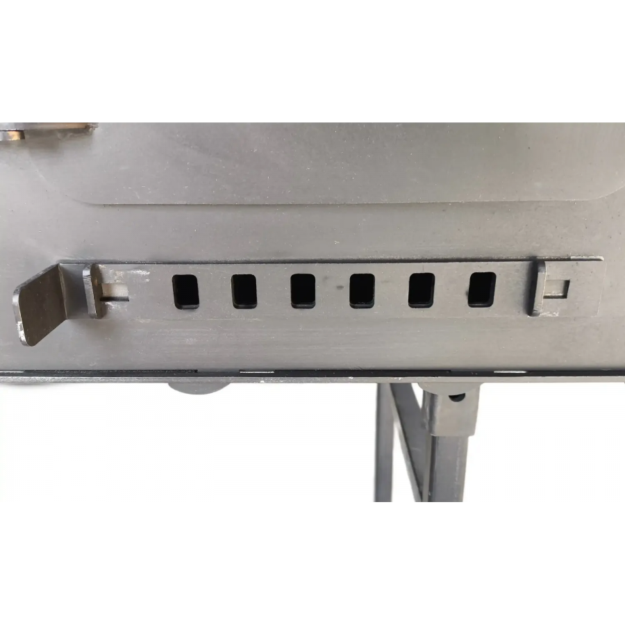 ΨΗΣΤΑΡΙΑ ΜΠΑΡΜΠΕΚΙΟΥ ΜΕΤΑΛΛΙΚΗ / 125 x 36 x 101cm 