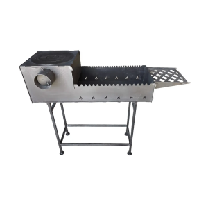 ΨΗΣΤΑΡΙΑ ΜΠΑΡΜΠΕΚΙΟΥ ΜΕΤΑΛΛΙΚΗ / 125 x 36 x 101cm 