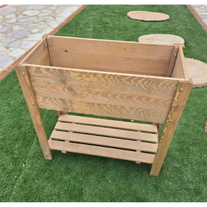 ΞΥΛΙΝΟ ΔΙΑΚΟΣΜΗΤΙΚΟ ΚΟΥΤΙ 80 x 40 x 78 cm ΜΕ 2 ΡΑΦΙΑ ΣΕ ΚΑΦΕ ΧΡΩΜΑ