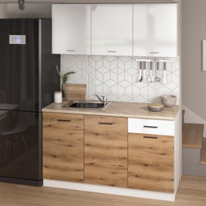 ΚΟΥΖΙΝΑ LILIAN WHITE 135cm