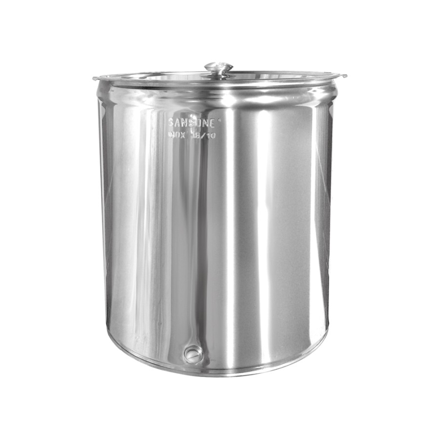 ΑΝΟΞΕΙΔΩΤΟΣ ΚΑΔΟΣ SANSONE ΑΝΟΙΧΤΟΣ 300LT ΚΟΛΛΗΤΟΣ