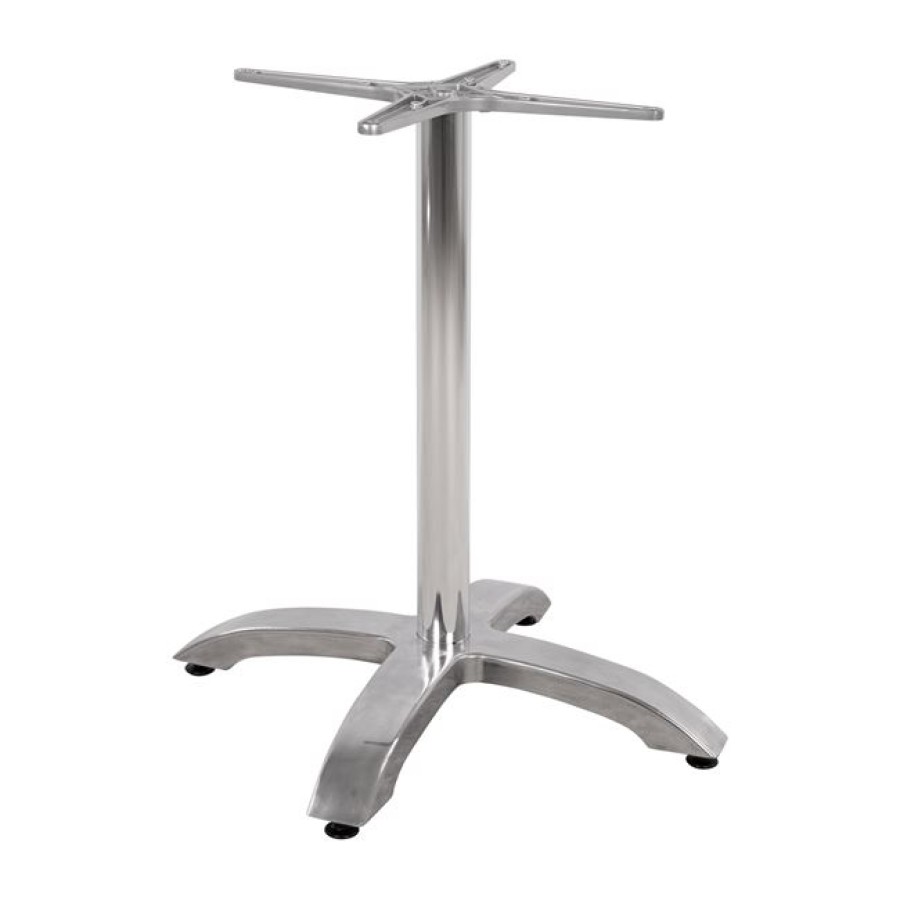 ΒΑΣΗ ΑΛΟΥΜΙΝΙΟΥ HM460.03 ΧΡΩΜΙΟΥ 66Χ66Χ72Υεκ. ΜΕ ΣΤΑΥΡΟ 48Χ48εκ.