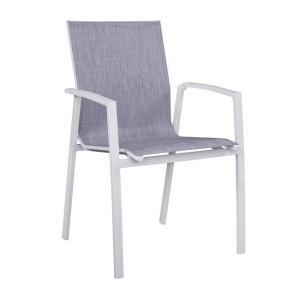 ΠΟΛΥΘΡΟΝΑ ΑΛΟΥΜΙΝΙΟΥ HM5273.01 ΛΕΥΚΗ ΜΕ ΓΚΡΙ PVC 57x62x89cm