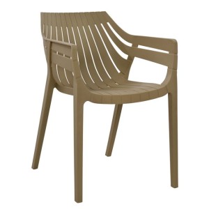 ΠΟΛΥΘΡΟΝΑ ΠΟΛΥΠΡΟΠΥΛΕΝΙΟΥ CHELLA HM8116.07 ΜΠΕΖ 56,5x54,5x79 cm