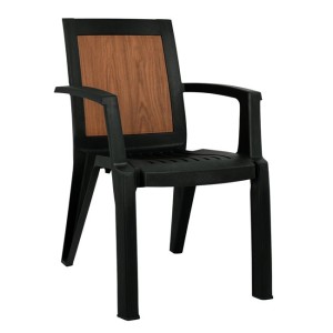 ΠΟΛΥΘΡΟΝΑ ΠΟΛΥΠΡΟΠΥΛΕΝΙΟΥ HM5593.05 ΧΡΩΜΑ ΚΥΠΑΡΙΣΣΙ ΜΕ DESIGN ΞΥΛΟΥ