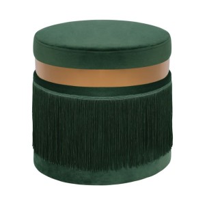 ΣΚΑΜΠΟ CALI HM8496.03 ΑΠΟ ΚΥΠΑΡΙΣΣΙ ΒΕΛΟΥΔΟ ΜΕ ΧΡΥΣΟ ΔΑΧΤΥΛΙΔΙ Φ40x40Υ εκ.