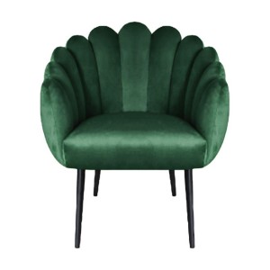 ΠΟΛΥΘΡΟΝΑ VIVIEN HM8631.03 ΑΠΟ ΚΥΠΑΡΙΣΣΙ ΒΕΛΟΥΔΟ ΜΕ ΜΑΥΡΑ ΜΕΤΑΛΛΙΚΑ ΠΟΔΙΑ 70x70x76Y εκ.