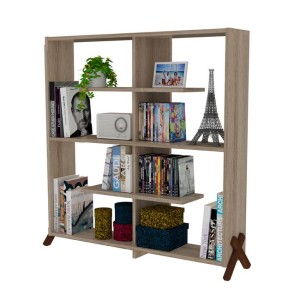 ΒΙΒΛΙΟΘΗΚΗ KIPP ΣΕ ΧΡΩΜΑ SONAMA-ΚΑΡΥΔΙ HM2244.01 113x28x115Y εκ.