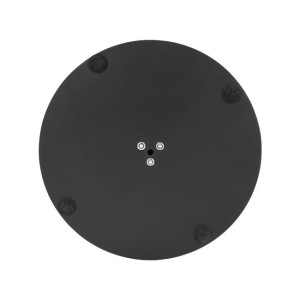 ΒΑΣΗ ΜΕΤΑΛΛΙΚΗ ΜΑΥΡΗ ΜΑΤ Φ40Χ72εκ. HM437