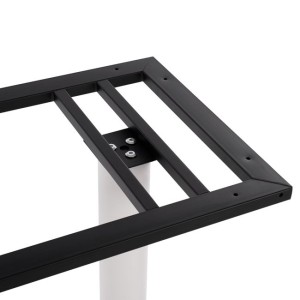 ΒΑΣΗ ΜΕΤΑΛΛΙΚΗ ΔΙΠΛΗ ΛΕΥΚΗ ΜΑΤ 80Χ40Χ72Υεκ. ΜΕ ΡΕΓΟΥΛΑΤΟΡΟΥΣ HM435.12