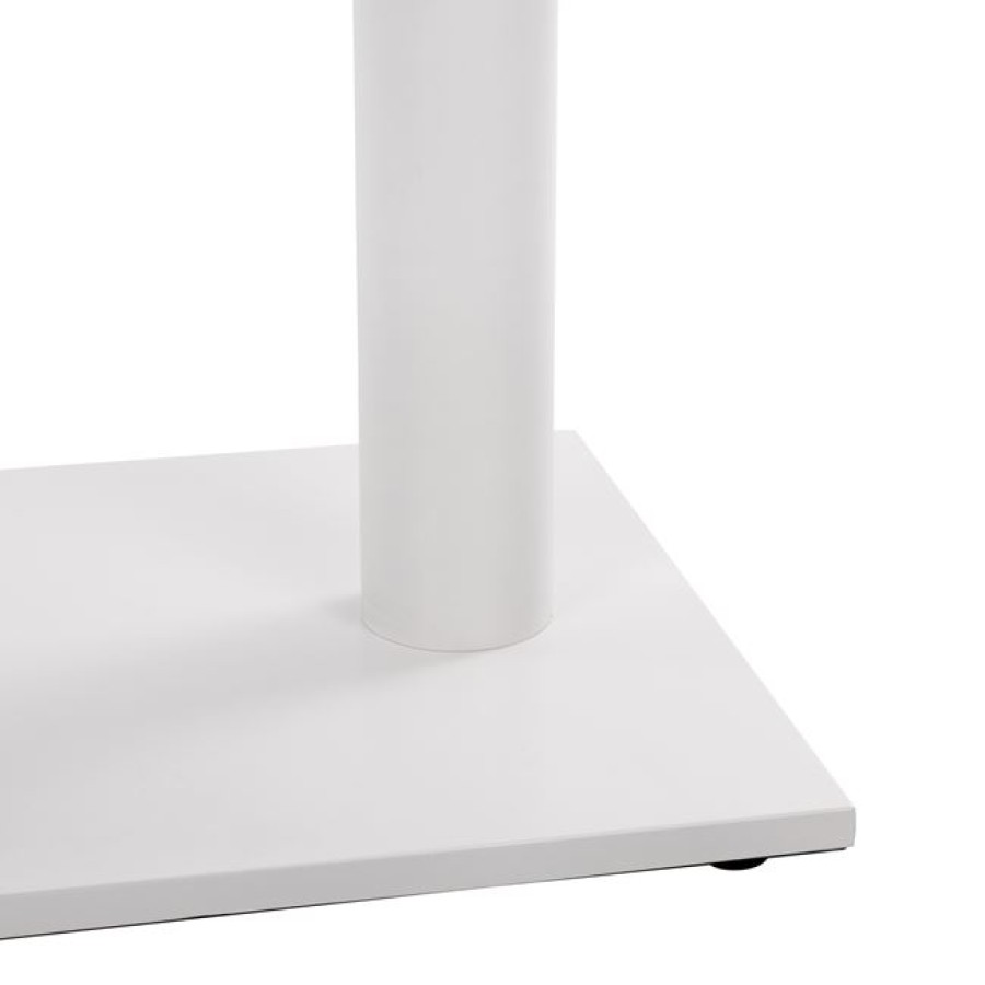 ΒΑΣΗ ΜΕΤΑΛΛΙΚΗ ΔΙΠΛΗ ΛΕΥΚΗ ΜΑΤ 80Χ40Χ72Υεκ. ΜΕ ΡΕΓΟΥΛΑΤΟΡΟΥΣ HM435.12