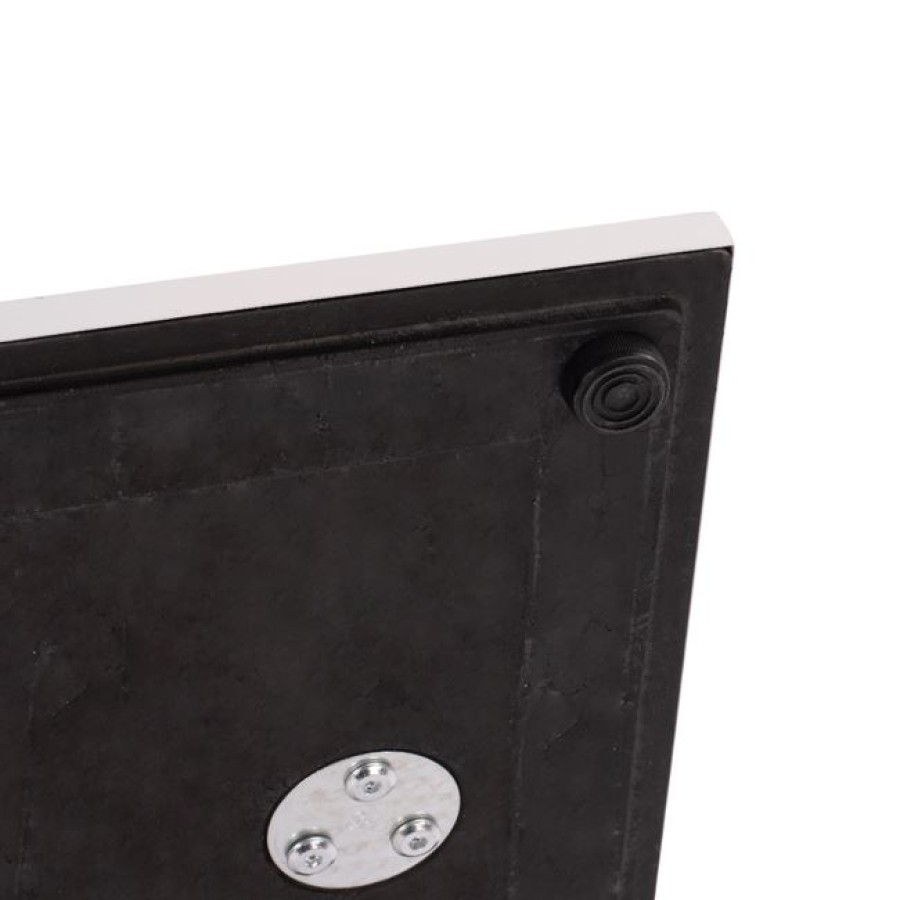 ΒΑΣΗ ΜΕΤΑΛΛΙΚΗ ΔΙΠΛΗ ΛΕΥΚΗ ΜΑΤ 80Χ40Χ72Υεκ. ΜΕ ΡΕΓΟΥΛΑΤΟΡΟΥΣ HM435.12