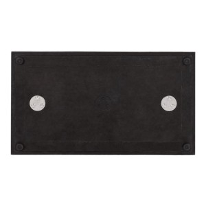 ΒΑΣΗ ΜΕΤΑΛΛΙΚΗ ΔΙΠΛΗ ΛΕΥΚΗ ΜΑΤ 80Χ40Χ72Υεκ. ΜΕ ΡΕΓΟΥΛΑΤΟΡΟΥΣ HM435.12