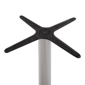 ΒΑΣΗ ΜΠΑΡ ΑΛΟΥΜΙΝΙΟΥ 4ΝΥΧΗ 66X66X109Υεκ. ΜΕ ΣΤΑΥΡΟ 44Χ44εκ. HM450 ΧΡΩΜΙΟΥ