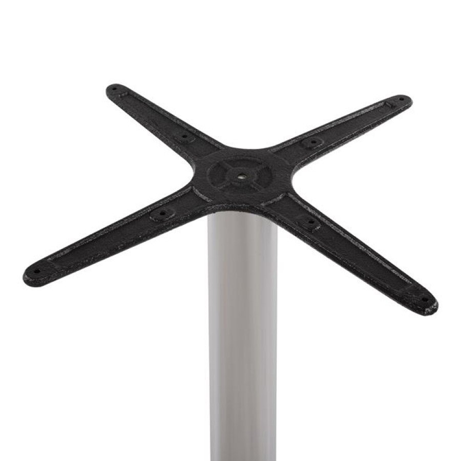 ΒΑΣΗ ΜΠΑΡ ΑΛΟΥΜΙΝΙΟΥ 4ΝΥΧΗ 66X66X109Υεκ. ΜΕ ΣΤΑΥΡΟ 44Χ44εκ. HM450 ΧΡΩΜΙΟΥ