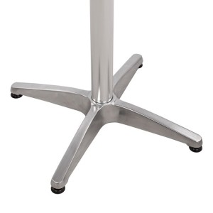 ΒΑΣΗ ΜΠΑΡ ΑΛΟΥΜΙΝΙΟΥ 4ΝΥΧΗ 66X66X109Υεκ. ΜΕ ΣΤΑΥΡΟ 44Χ44εκ. HM450 ΧΡΩΜΙΟΥ