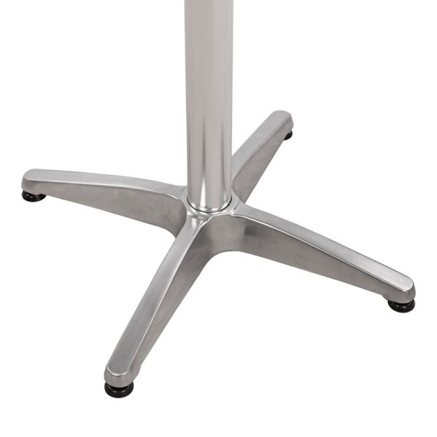 ΒΑΣΗ ΜΠΑΡ ΑΛΟΥΜΙΝΙΟΥ 4ΝΥΧΗ 66X66X109Υεκ. ΜΕ ΣΤΑΥΡΟ 44Χ44εκ. HM450 ΧΡΩΜΙΟΥ