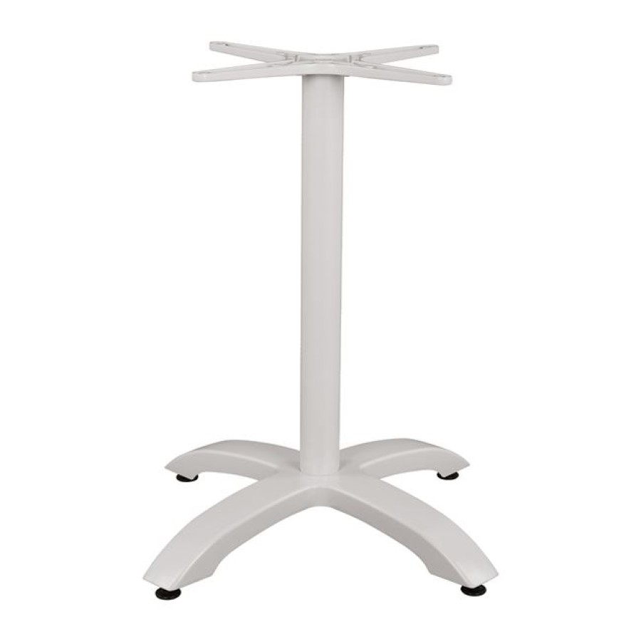 ΒΑΣΗ ΑΛΟΥΜΙΝΙΟΥ HM460.02 ΛΕΥΚΗ ΜΑΤ 66Χ66Χ72Υεκ. ΜΕ ΣΤΑΥΡΟ 48Χ48εκ.