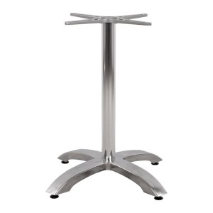 ΒΑΣΗ ΑΛΟΥΜΙΝΙΟΥ HM460.03 ΧΡΩΜΙΟΥ 66Χ66Χ72Υεκ. ΜΕ ΣΤΑΥΡΟ 48Χ48εκ.