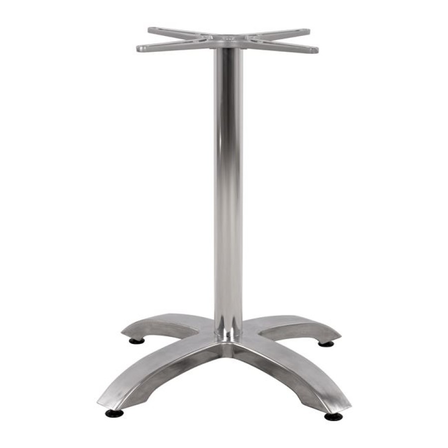 ΒΑΣΗ ΑΛΟΥΜΙΝΙΟΥ HM460.03 ΧΡΩΜΙΟΥ 66Χ66Χ72Υεκ. ΜΕ ΣΤΑΥΡΟ 48Χ48εκ.