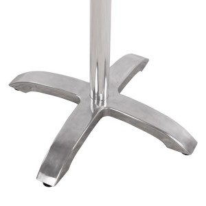 ΒΑΣΗ ΑΛΟΥΜΙΝΙΟΥ HM460.03 ΧΡΩΜΙΟΥ 66Χ66Χ72Υεκ. ΜΕ ΣΤΑΥΡΟ 48Χ48εκ.