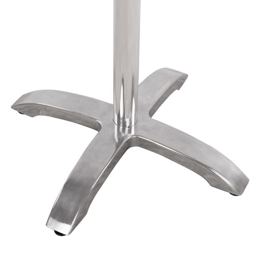 ΒΑΣΗ ΑΛΟΥΜΙΝΙΟΥ HM460.03 ΧΡΩΜΙΟΥ 66Χ66Χ72Υεκ. ΜΕ ΣΤΑΥΡΟ 48Χ48εκ.